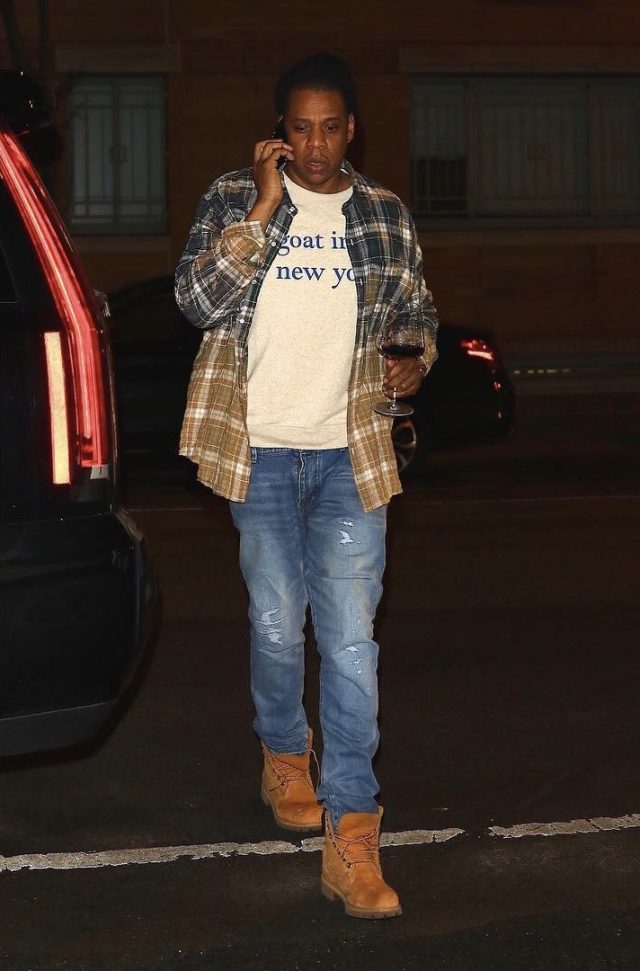SPOTTED: Jay Z In Faith Connexion Shirt, Timberland Boots and Audemars Piguet Watch