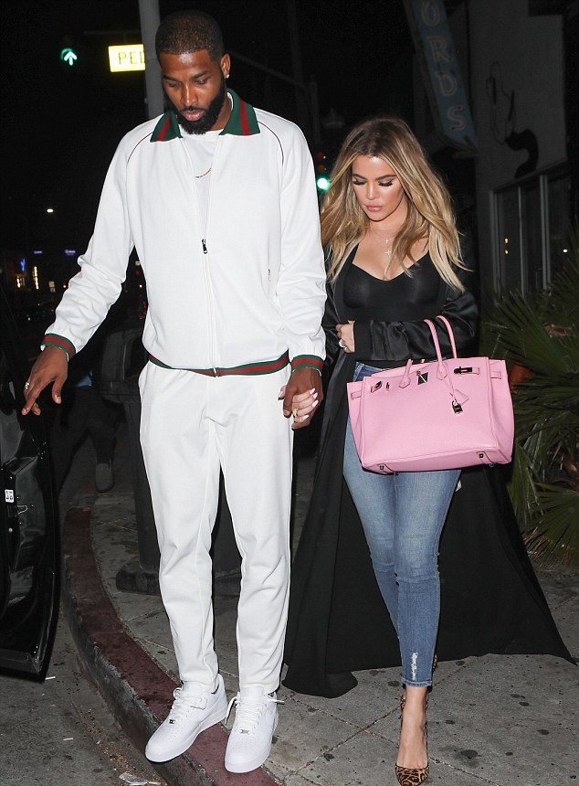 SPOTTED: Tristan Thompson With Khloe Kardashian In Gucci Tracksuit And Nike Sneakers