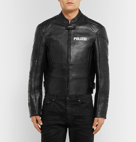 Would You Spend £3920 On This Vetements Polizei Leather Jacket?