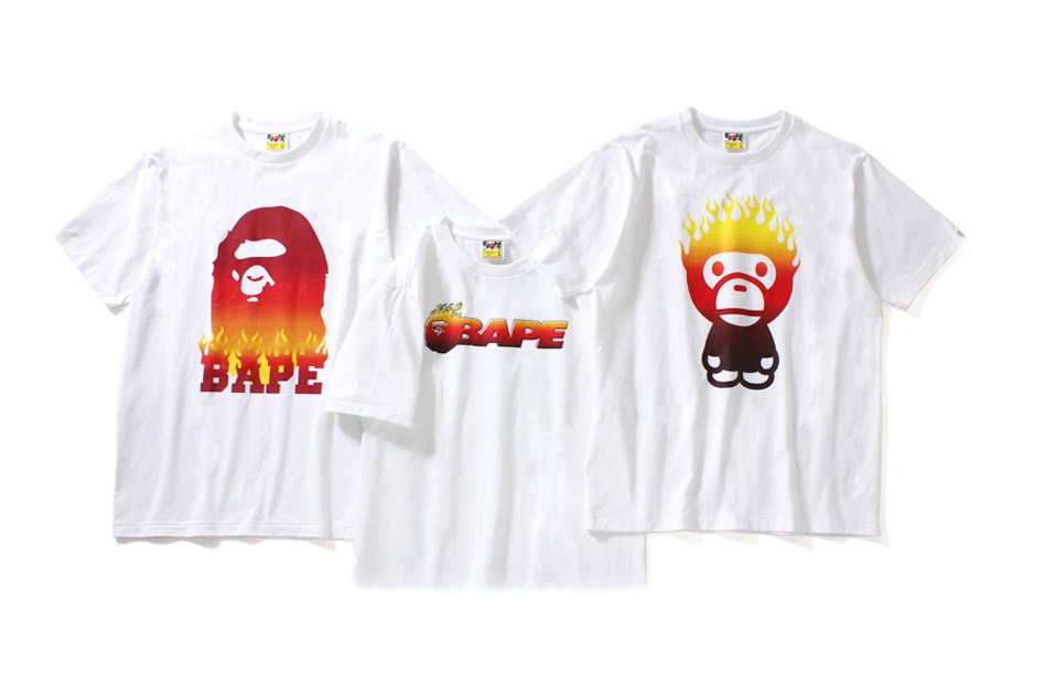 BAPE Announced “Flame Tee” Collection