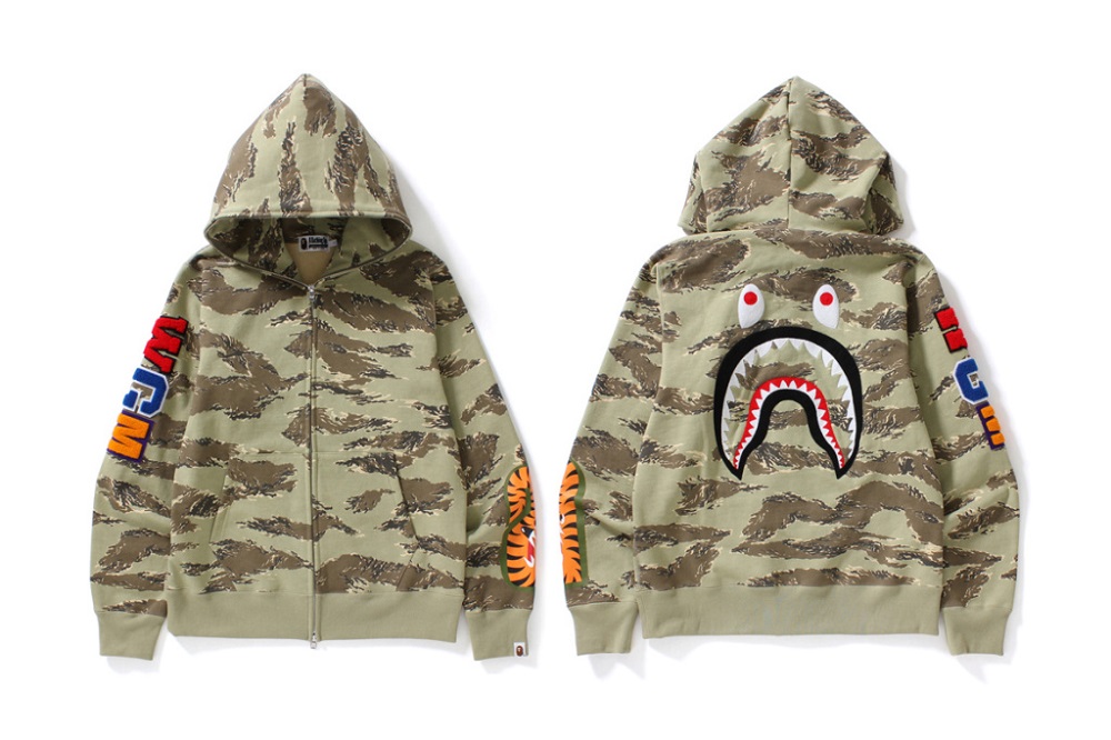 BAPE Introduced New ”Tiger Camouflage” Pattern