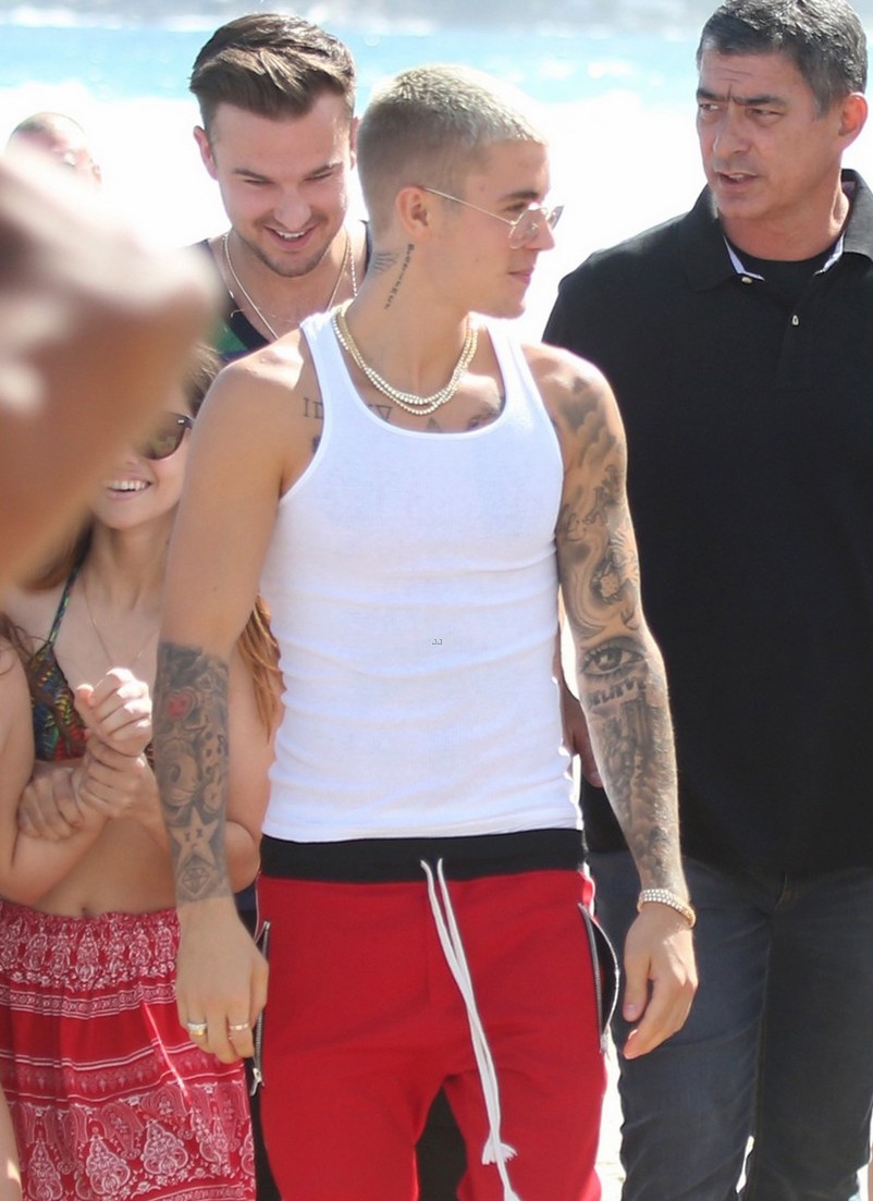 SPOTTED: Justin Bieber in Fear Of God, Adidas and Calvin Klein