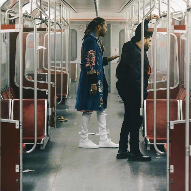 SPOTTED: Future in Gucci Coat and The Weeknd in Vetements x Dr Martens Boots