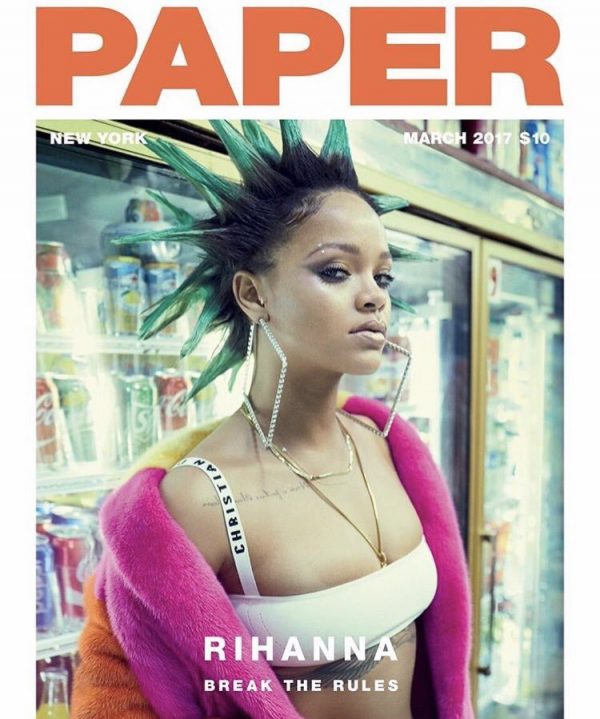 Rihanna Covers PAPER Magazine For Their March Issue “Break The Rules”