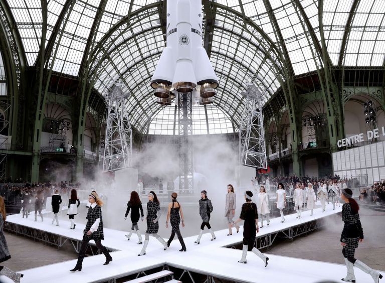 Karl Lagerfeld on Designing Chanel’s Space-Inspired Fashion Show