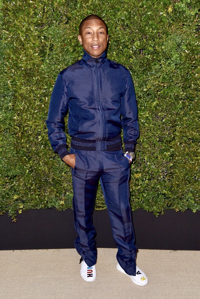 SPOTTED: Chanel Track Suit and Pharrell x Adidas NMD Human Race Sneakers