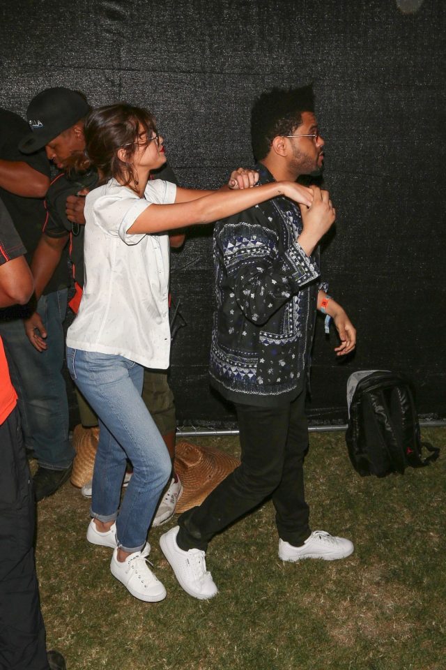 SPOTTED: The Weeknd at Coachella Wearing a Sacai Shirt and Puma Sneakers