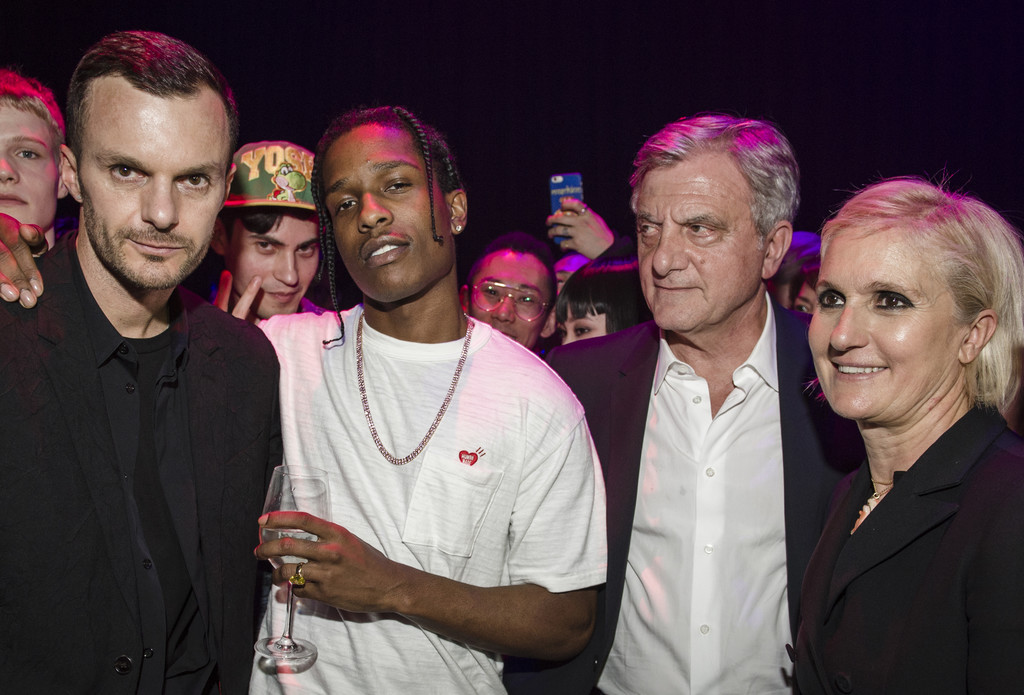 SPOTTED: A$AP Rocky in Human Made T-Shirt at Dior Homme Presentation Party