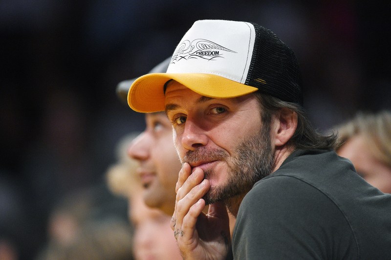 SPOTTED: David Beckham in DQM Spirit of Freedom Hat