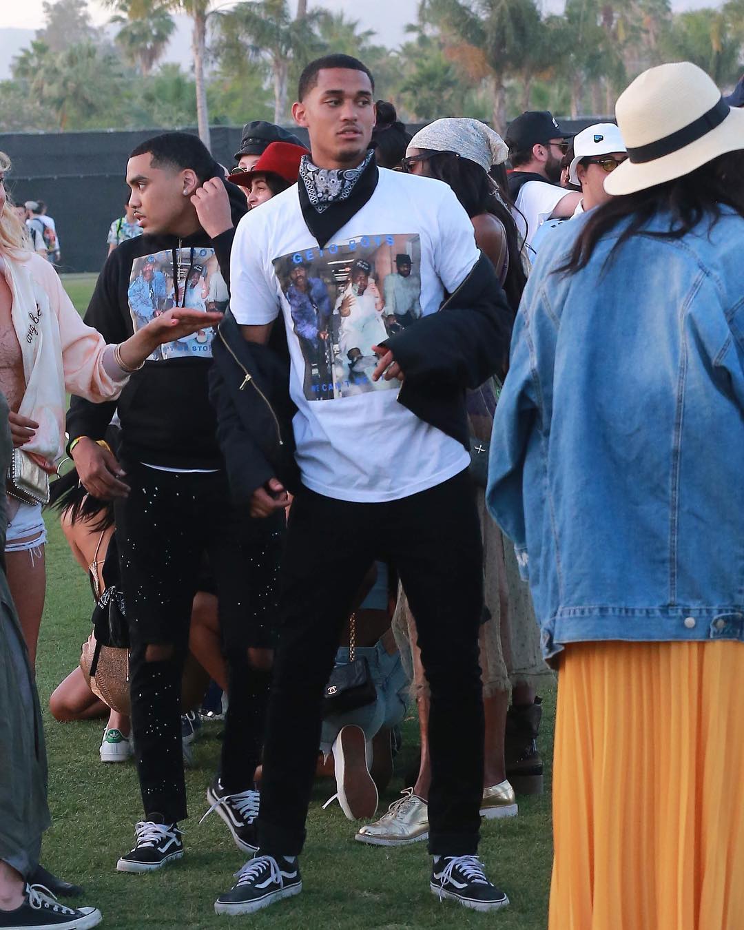 SPOTTED: Jordan Clarkson in a Rap-A-Lot Records x Supreme and Vans at Coachella
