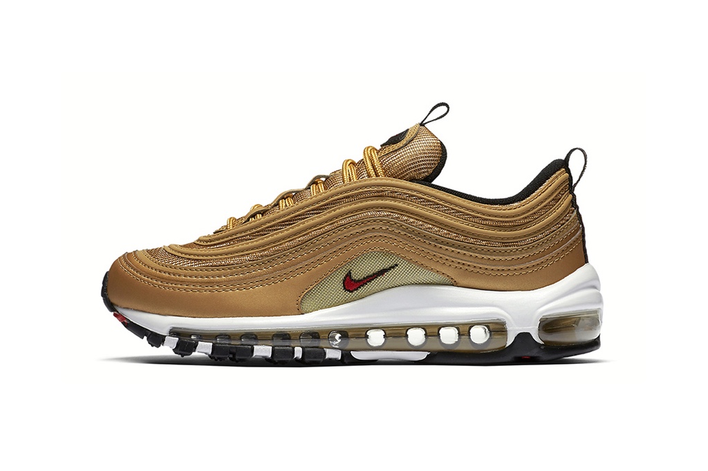 The Nike Air Max 97 “Metallic Gold” Launches In The US Next Month