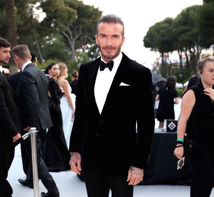 David Beckham attends the Cannes Amfar Gala