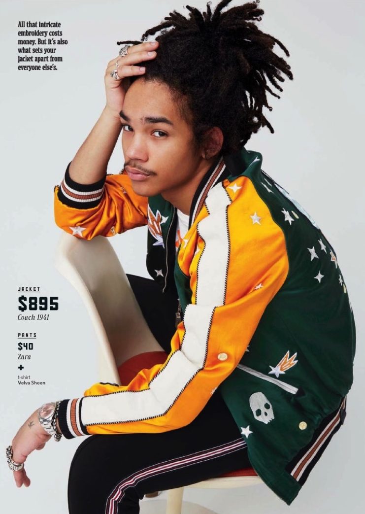 Luka Sabbat Features In GQ Magazine’s April Issue