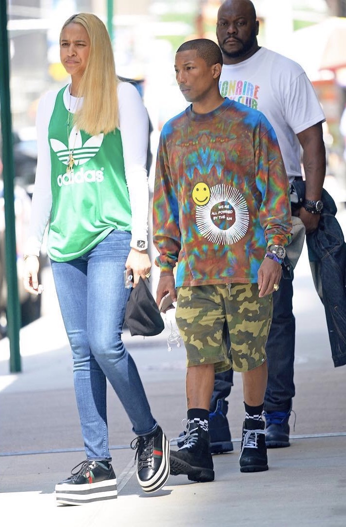 SPOTTED: Pharrell in CPFM & BAPE