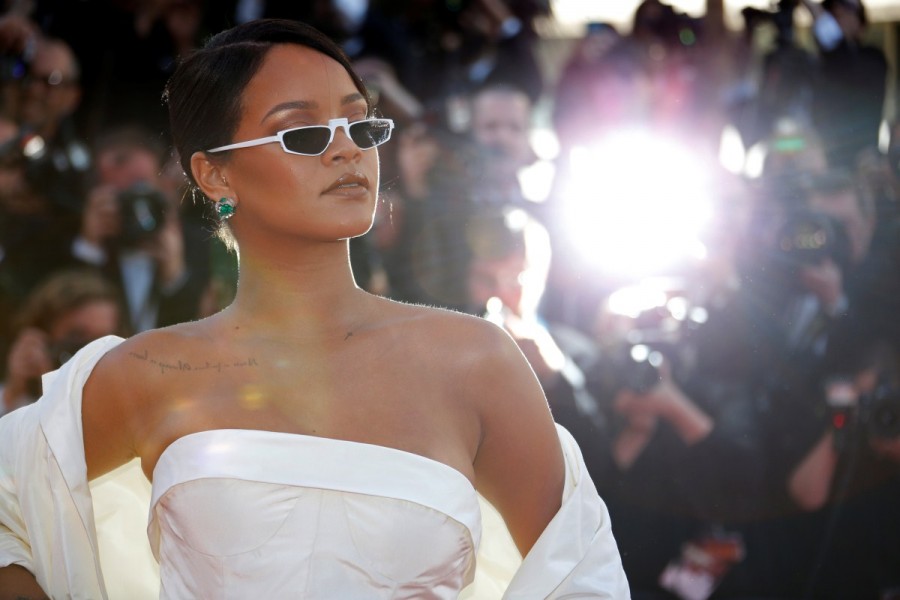 SPOTTED: Rihanna In ANDY WOLF EYEWEAR At Cannes Film Festival