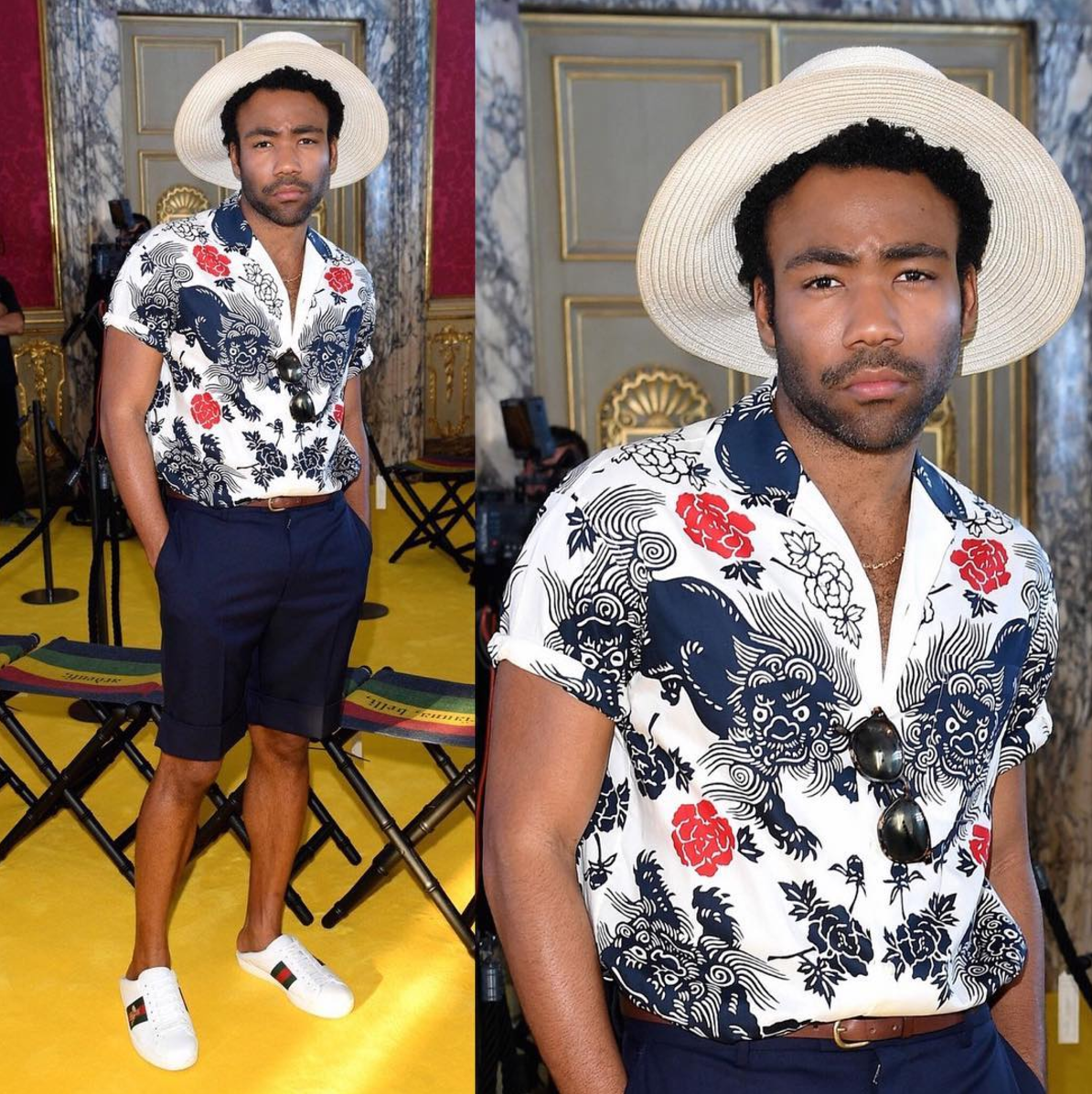 SPOTTED: Childish Gambino in Gucci At Florence