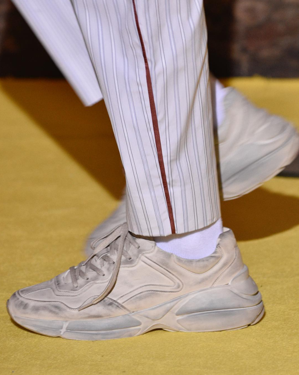 Gucci Jumps On The Ugly Sneaker Trend For 2018
