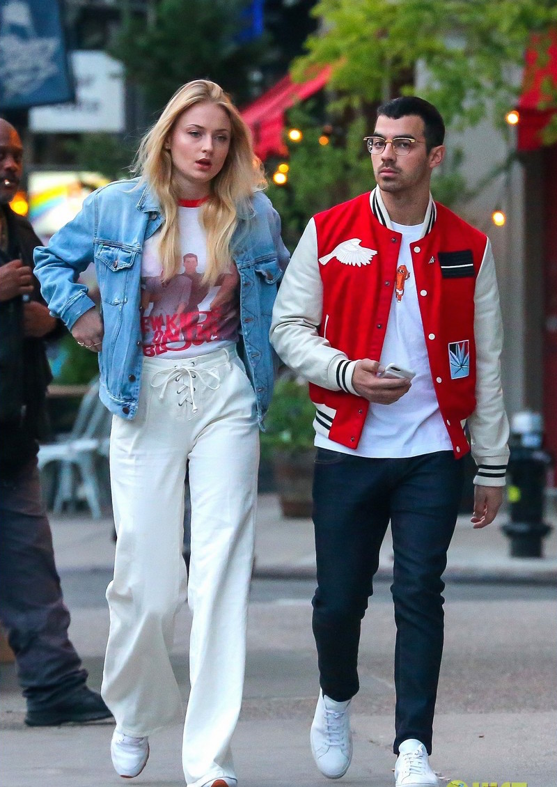 SPOTTED: Joe Jonas in Ovadia and Sons Jacket and Common Projects Sneakers
