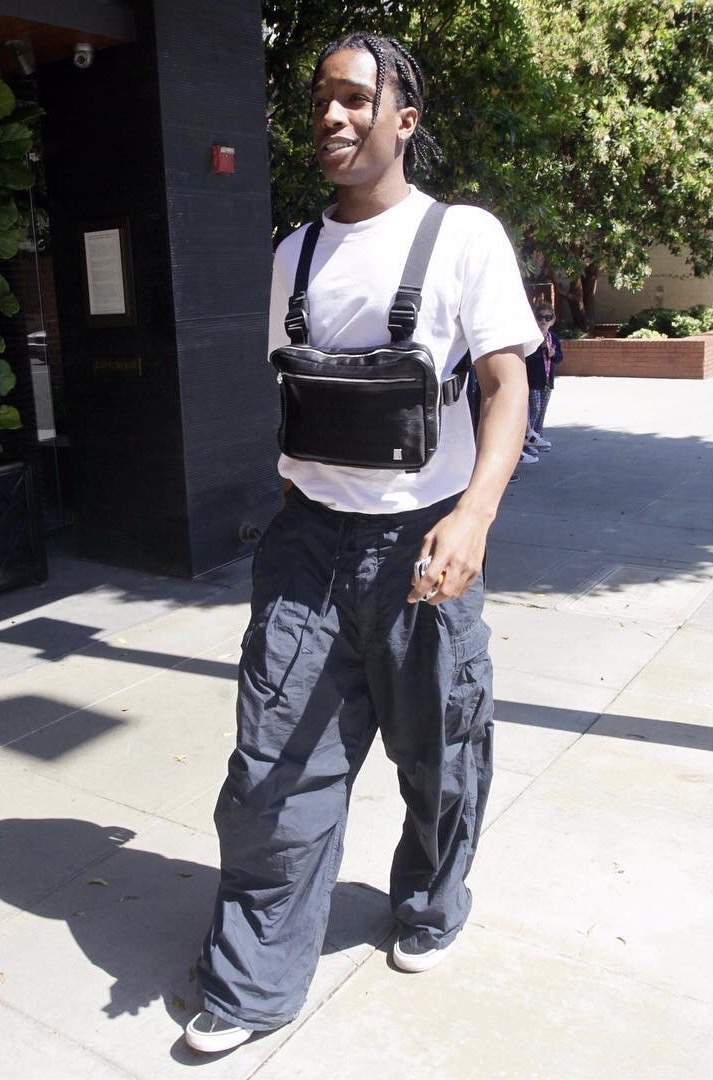 SPOTTED: A$AP Rocky In Baggy Pants And Vans Sneakers