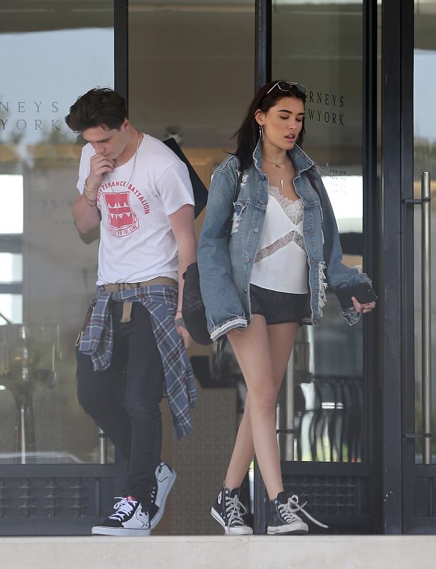 SPOTTED: Brooklyn Beckham Wears Vans x Peanuts Sneakers in Beverly Hills