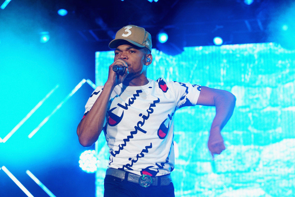 SPOTTED: Chance The Rapper in Champion and Gucci at Essence Festival