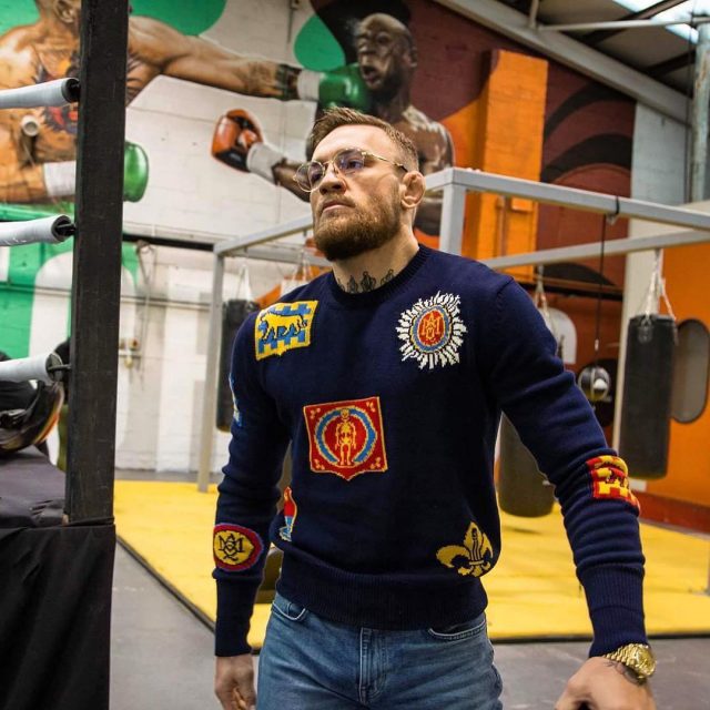 SPOTTED Conor McGregor In Alexander McQueen Sweater PAUSE Online Men s Fashion Street Style Fashion News Streetwear