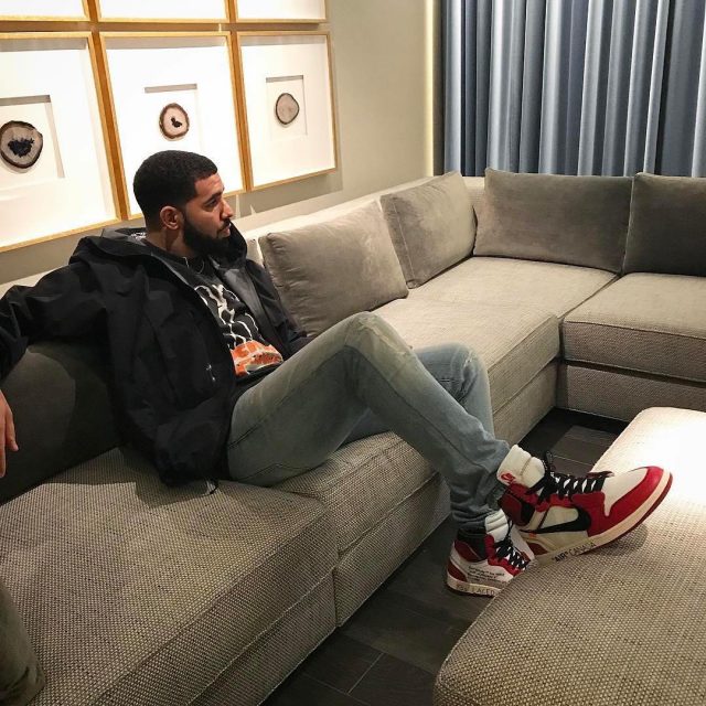 Drake Added To The Exclusive List Of Off-White x Air Jordan Sneaker Recipients