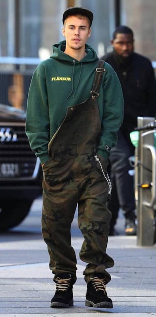SPOTTED: Justin Bieber Wears Louis Vuitton x Supreme Overalls in Australia