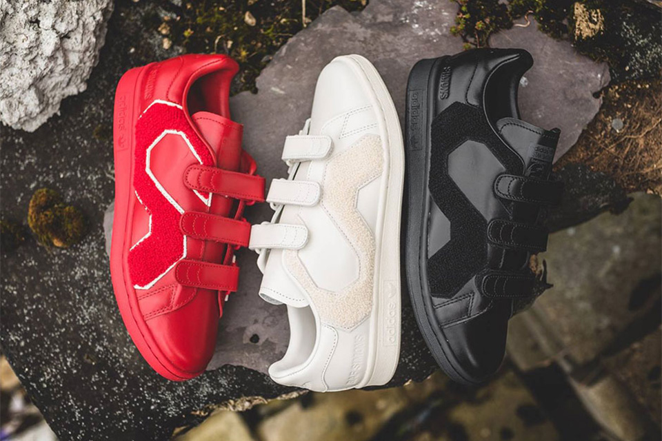 Raf Simons x Adidas Originals Releases Stan Smith Comfort Badge Sneaker