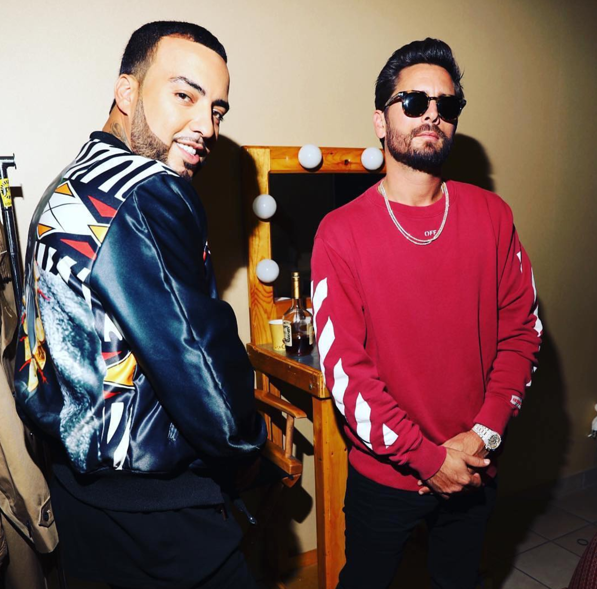 SPOTTED: French Montana In Gucci And Scott Disick In Off-White