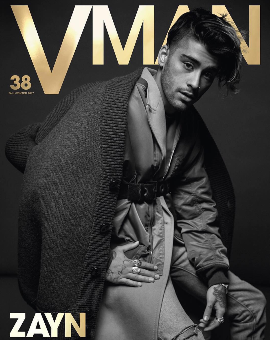 SPOTTED: Zayn Malik In DSquared2 Cardigan, Bomber Jacket And Calvin Klein Coat