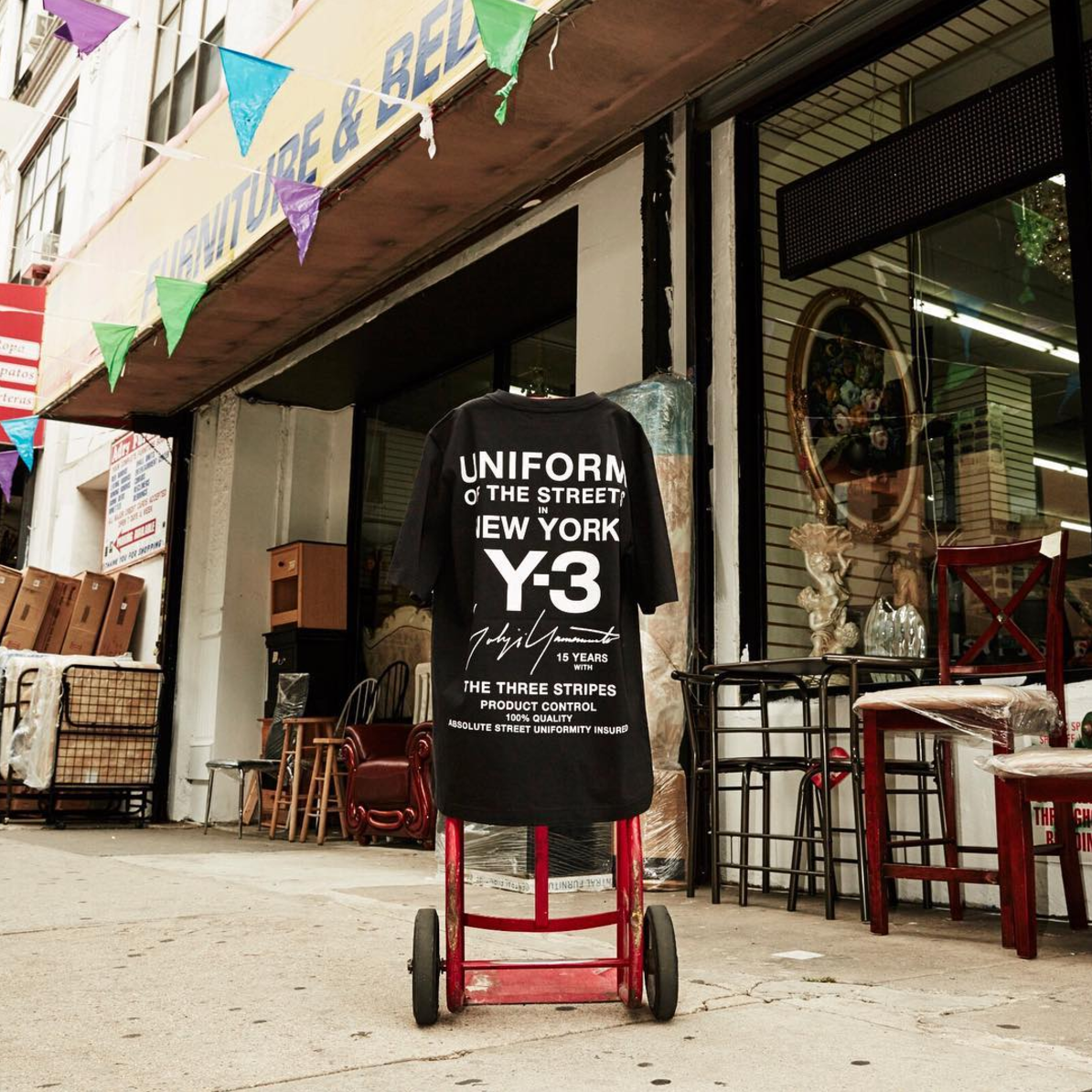 Yohji Yamamoto Releases “15 Years With Three Stripes” Limited Edition T-Shirt