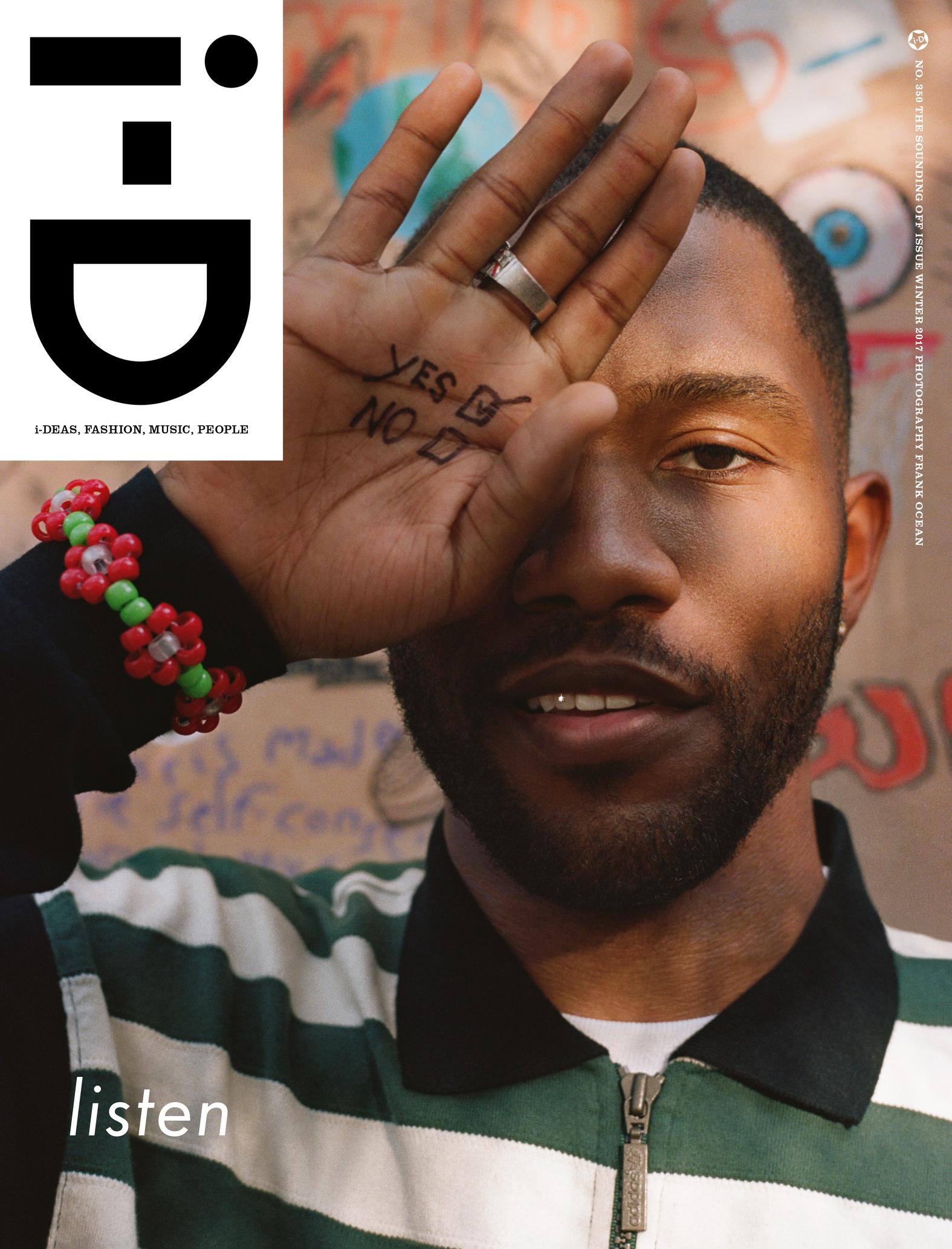 i-D Unveil Frank Ocean As Cover Star With Rare Interview And Photo Diary
