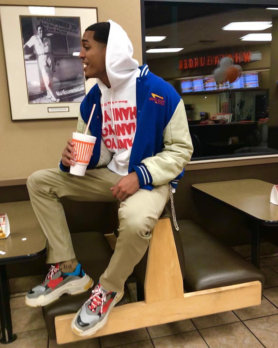 SPOTTED: Jordan Clarkson Sporting IN-N-OUT, Gucci and Balenciaga