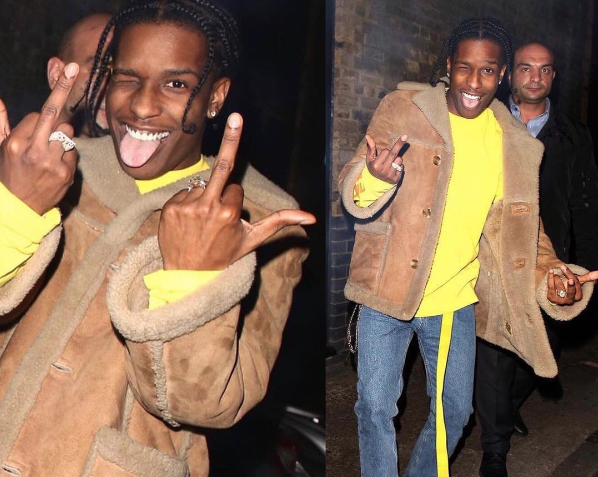 SPOTTED: A$AP ROCKY in MIDNIGHT STUDIOS, OFF-WHITE and Vans