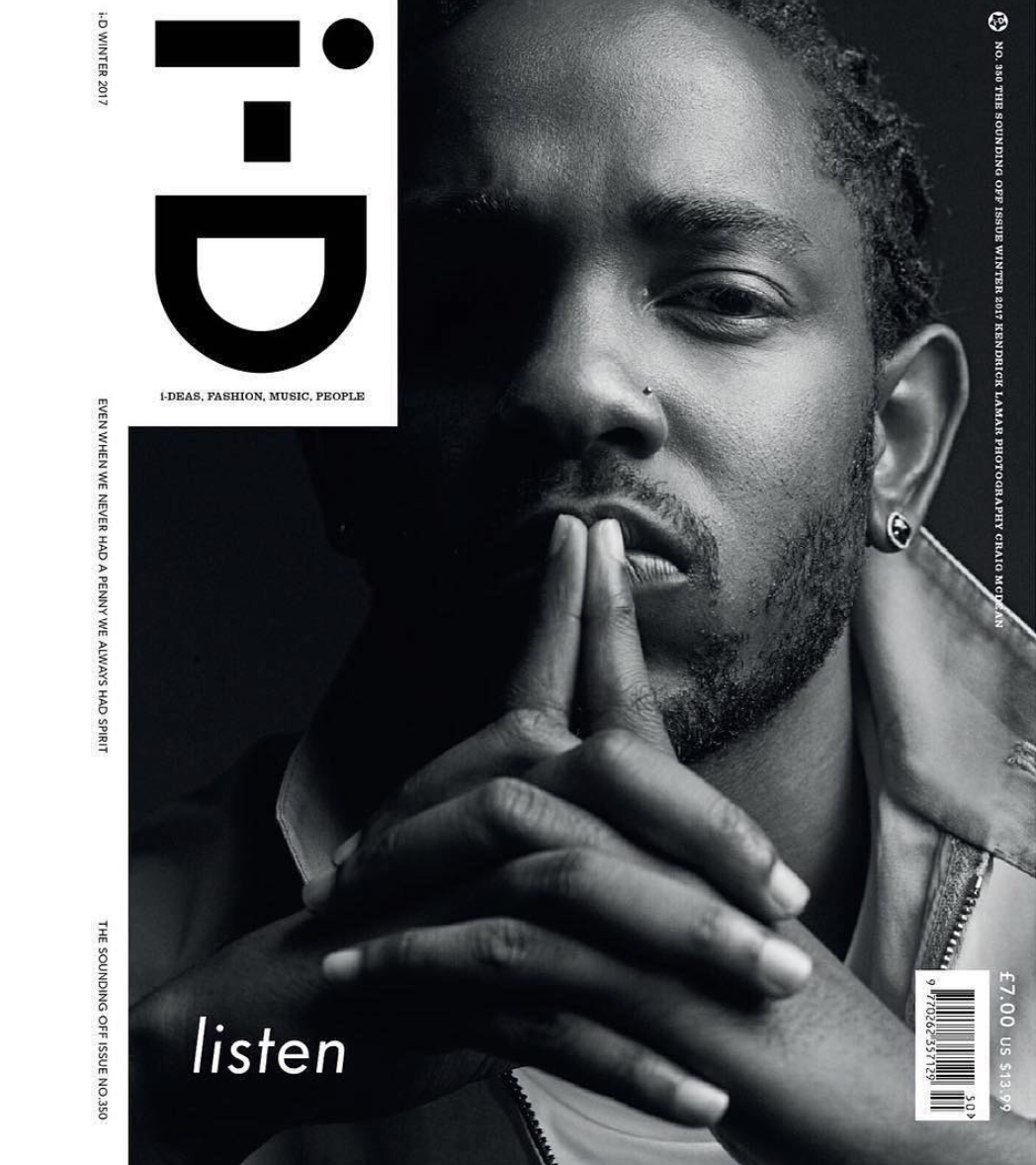 Kendrick Lamar Graces The Cover Of i-D Magazine