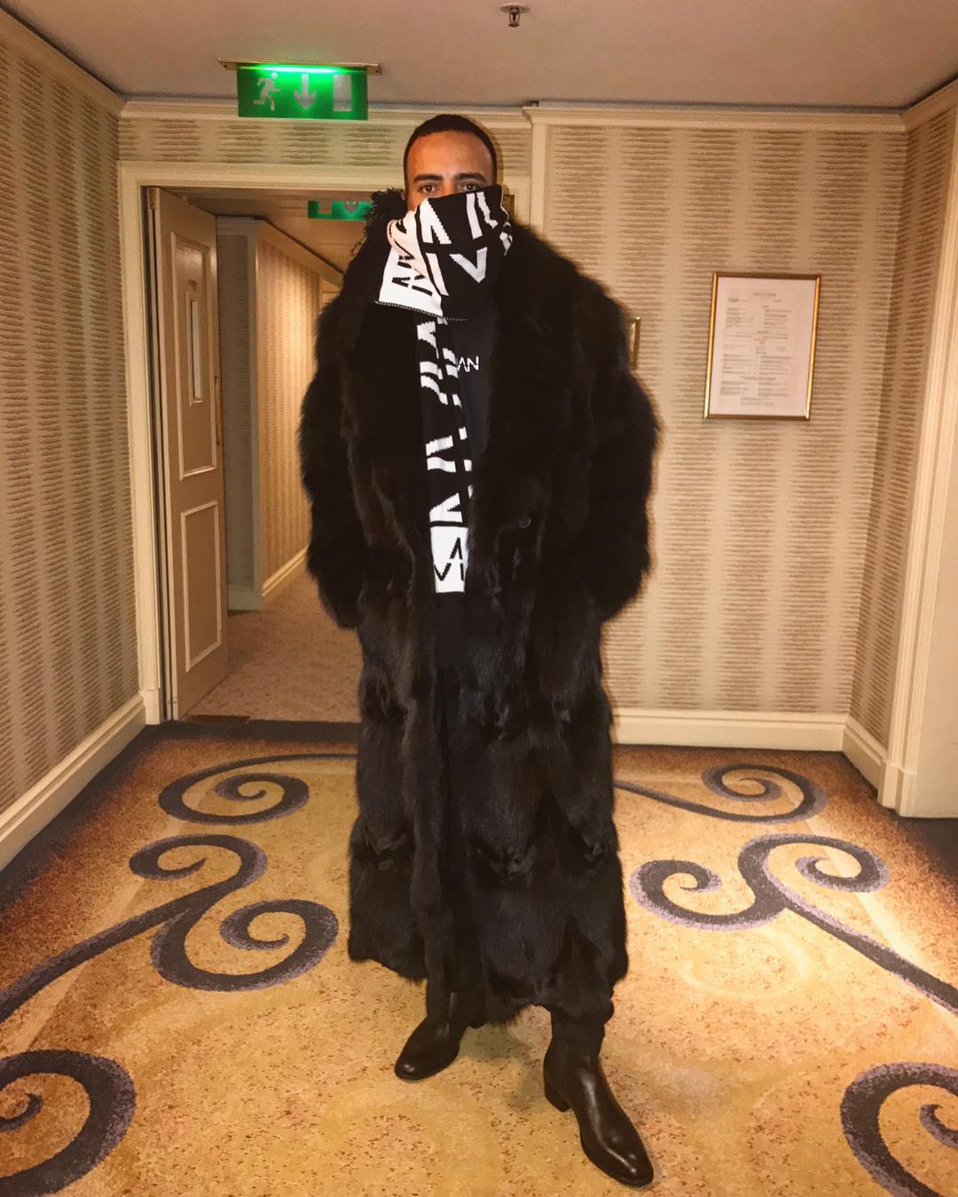 SPOTTED: French Montana Dressed For Winter in boohooMAN and More