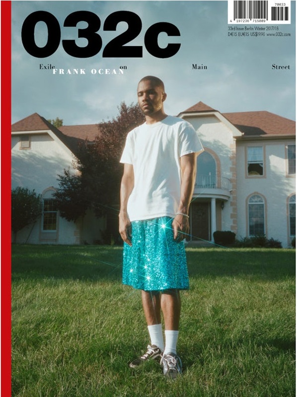 Frank Ocean Appears on the Cover of 032c’s Winter 2017/18 Issue