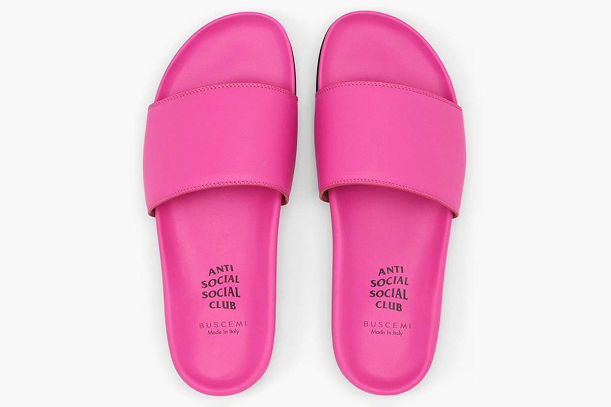 Yes These Anti Social Social Club x Buscemi Slides Do Actually Exist