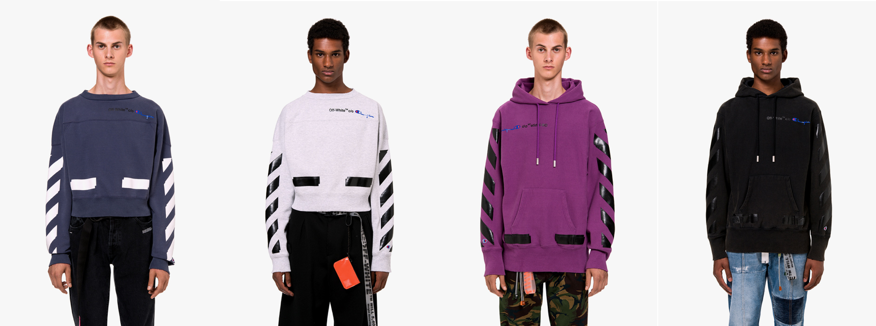 Off -White X Champion Has Dropped Online