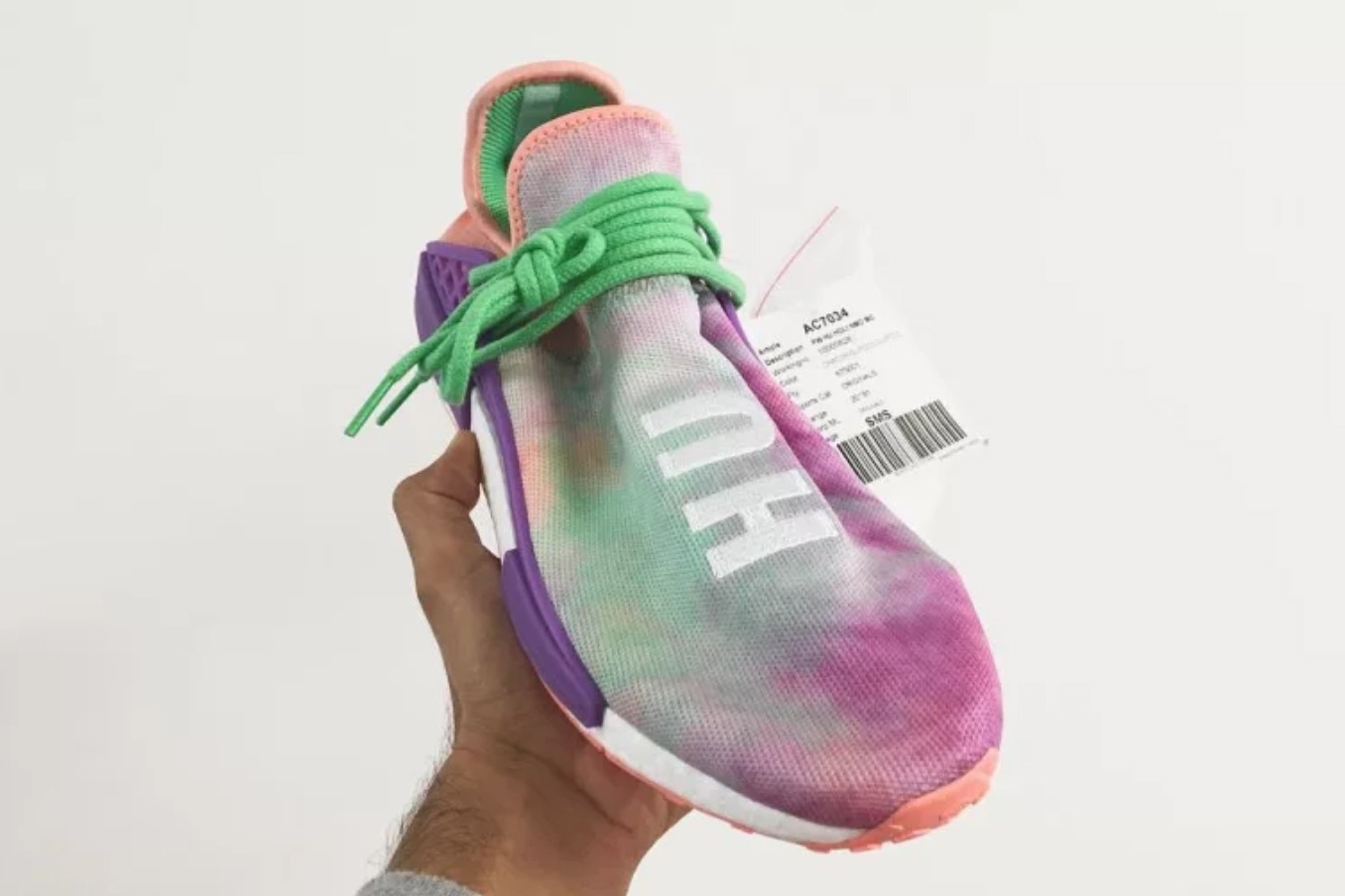 Leaked Pharrell Williams x adidas Originals Hu NMD Tie Dye Sneaker