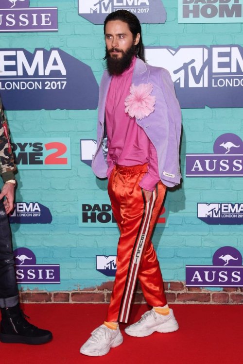 SPOTTED: Jared Leto In Gucci at The MTV 2017 EMAs