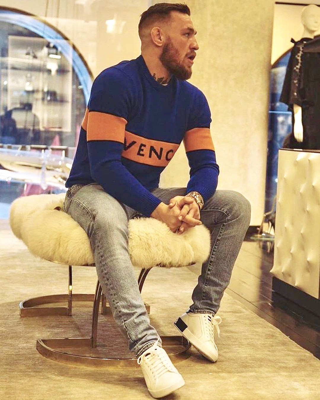 SPOTTED: Conor McGregor in Dolce & Gabbana and Givenchy