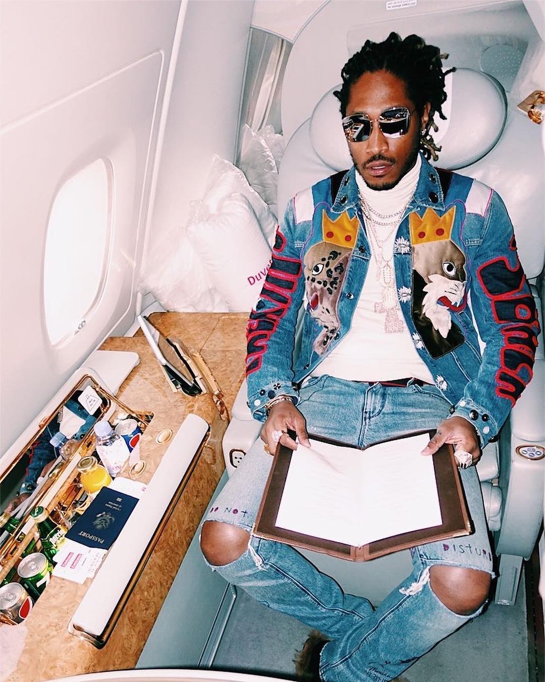 SPOTTED: Future in Dolce & Gabbana and RtA Brand