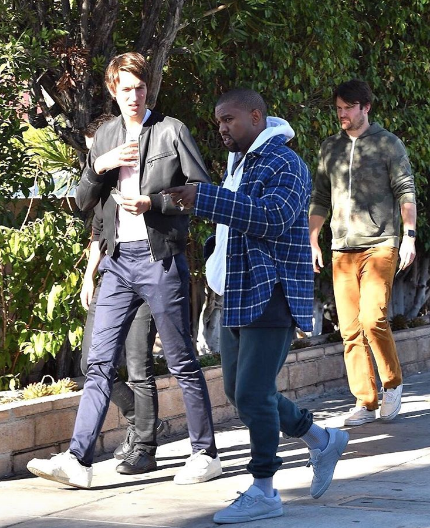 SPOTTED: Kanye West Stepping Out For Lunch In Yeezy And Balenciaga