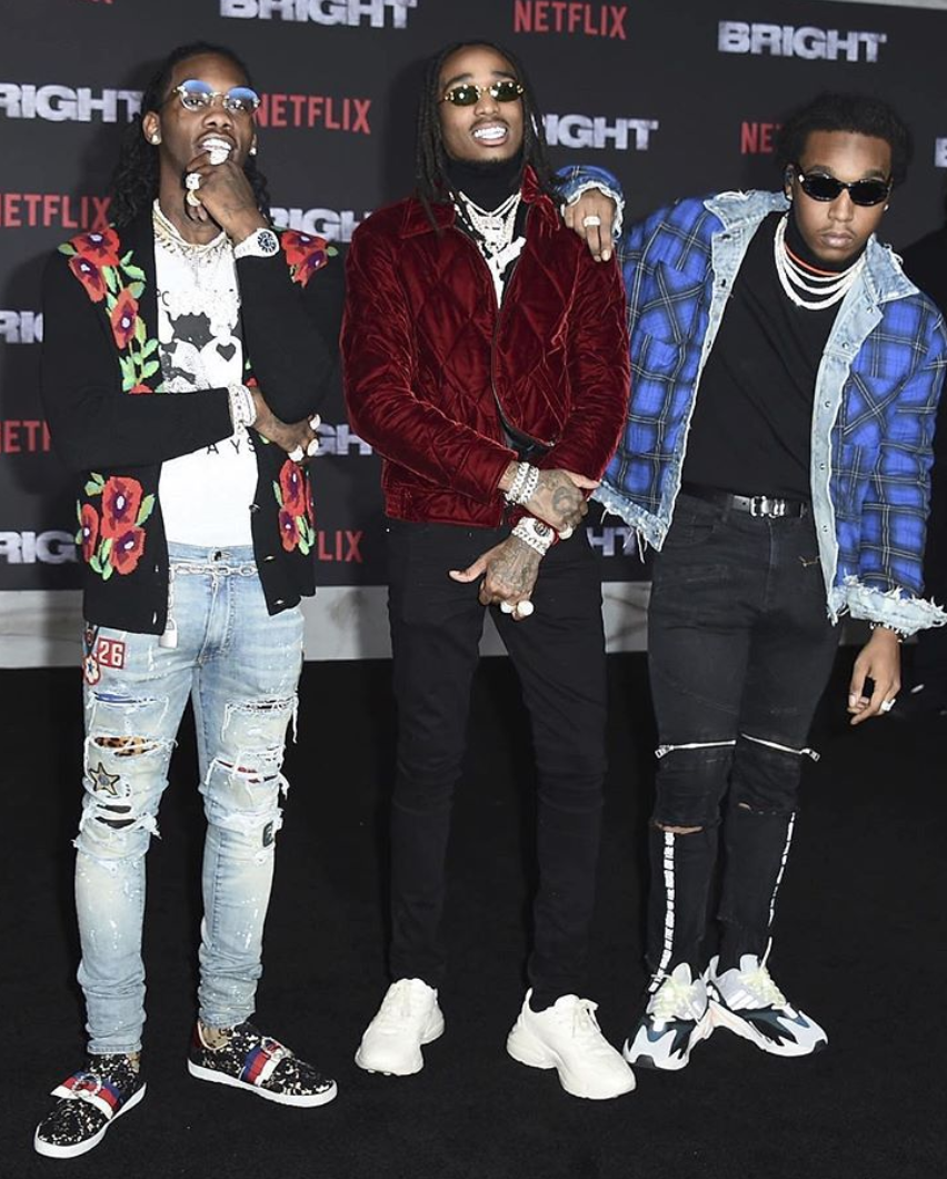 SPOTTED: Migos Attending The Bright Premiere