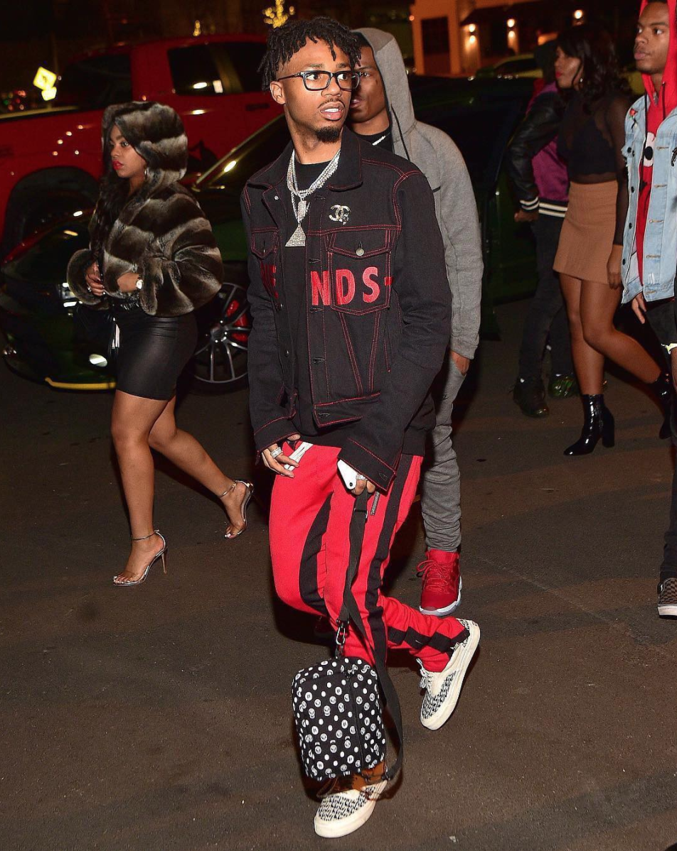 SPOTTED: Metro Boomin In Vlone Jacket & Fear Of God Pants