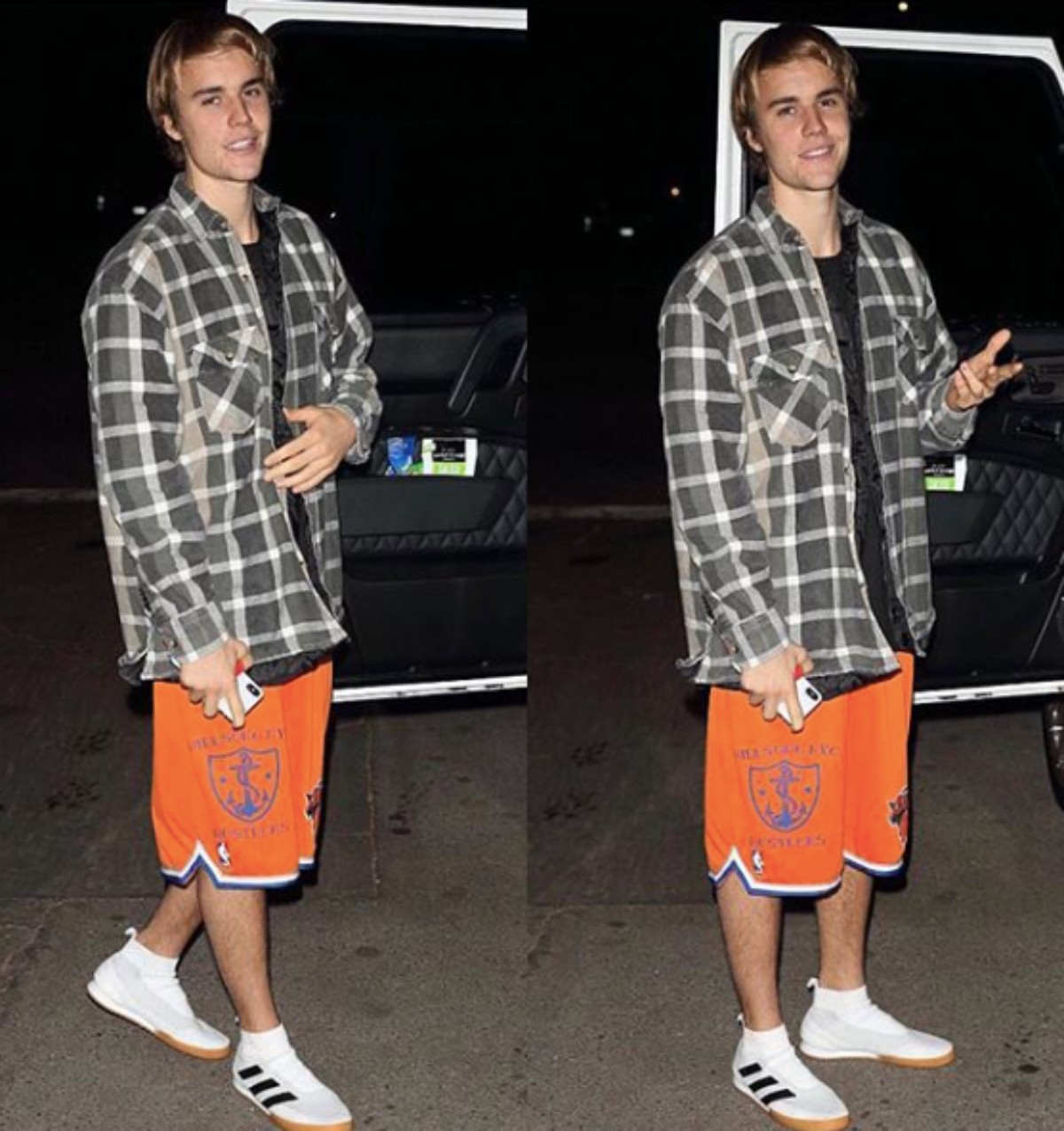 SPOTTED: Justin Bieber in Gosha Rubchinskiy x adidas