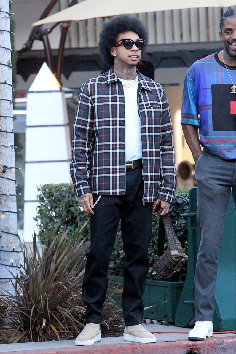 SPOTTED: Tyga out in Beverly Hills Donning Gucci, Tom Ford & Fendi