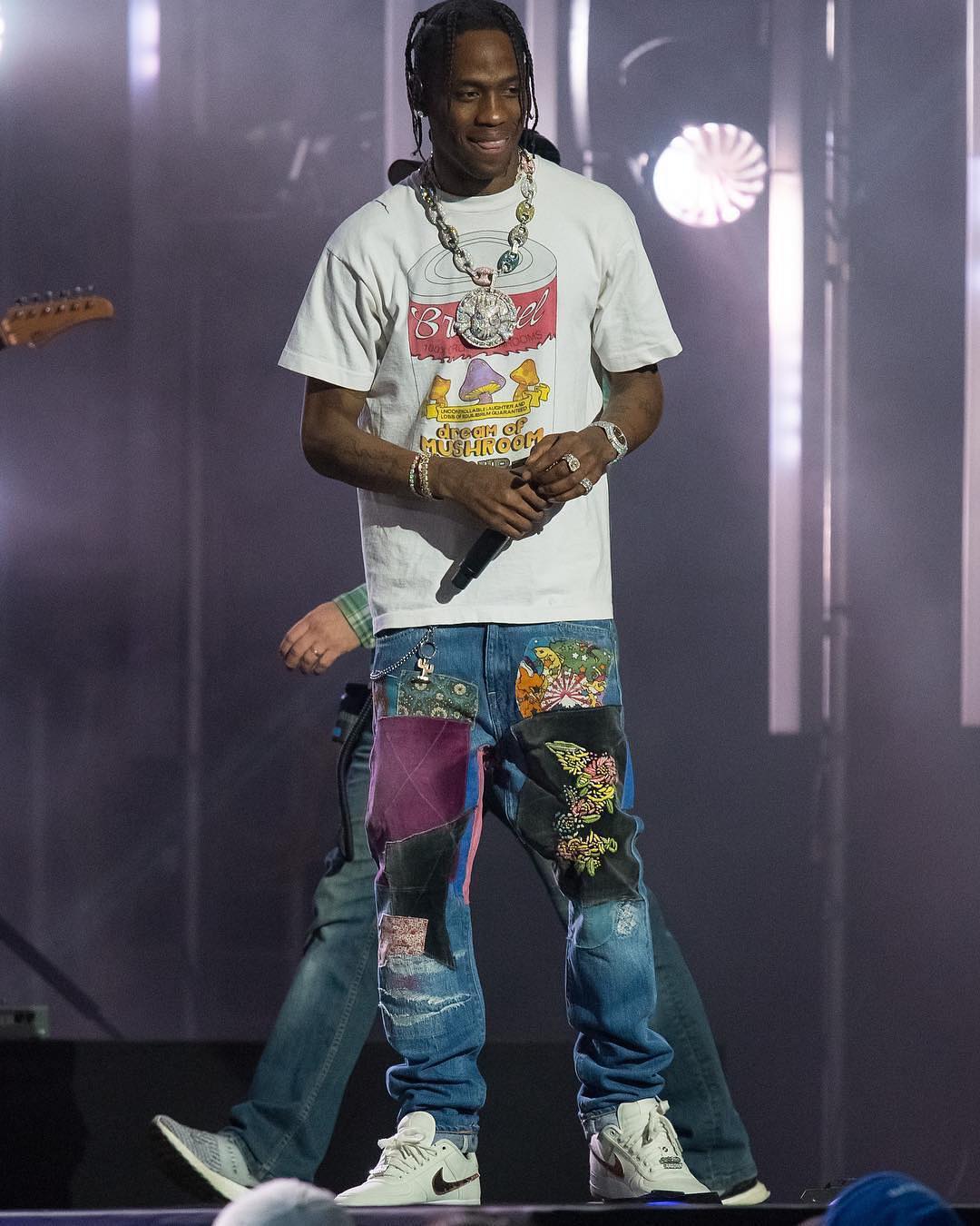 SPOTTED: Travis Scott in KAPITAL and Nike
